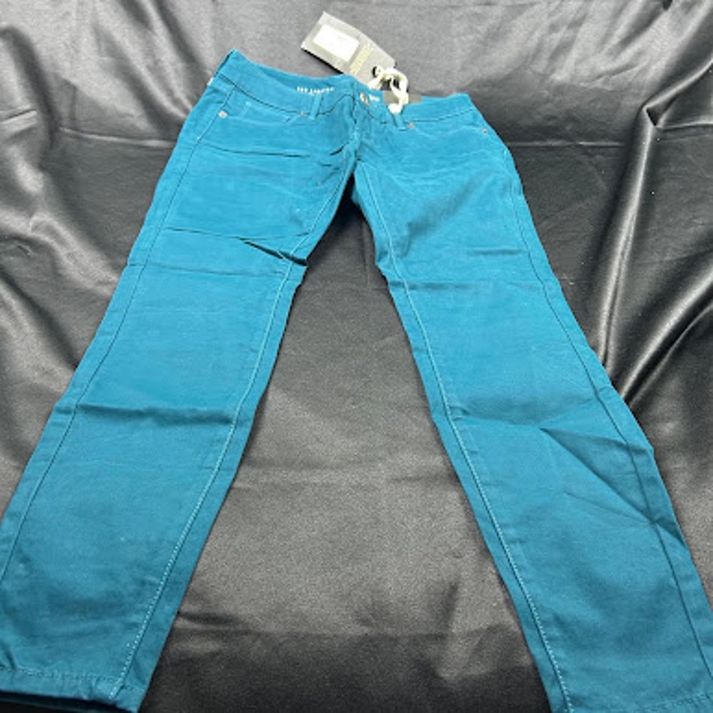 The Limited Women's Dark Teal Jeggings Size 2 Petite Stretch Skinny Jeans
